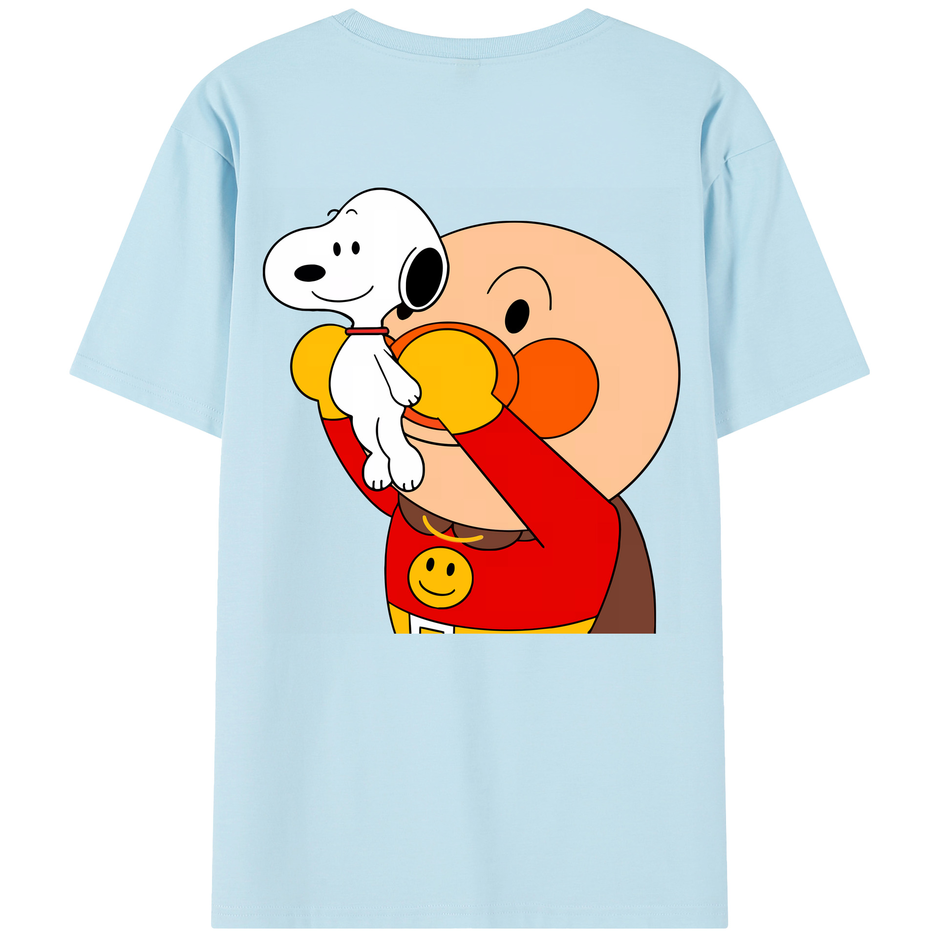 （画像用） アンパンマン Anpanman 綿100％半袖Tシャツ（背面プリント）